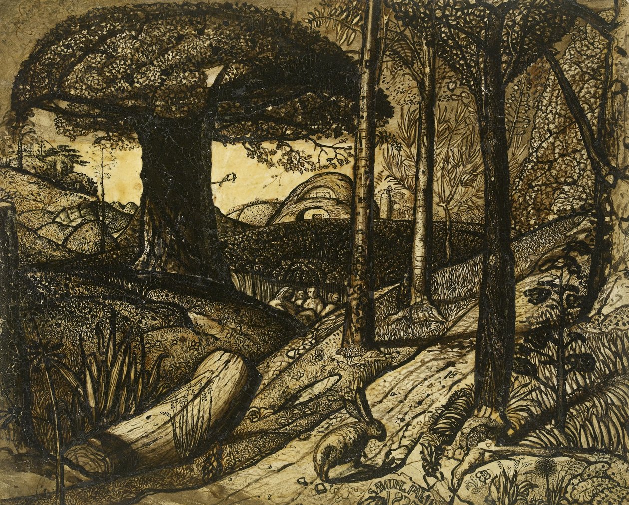 Vroege Ochtend, 1825 door Samuel Palmer