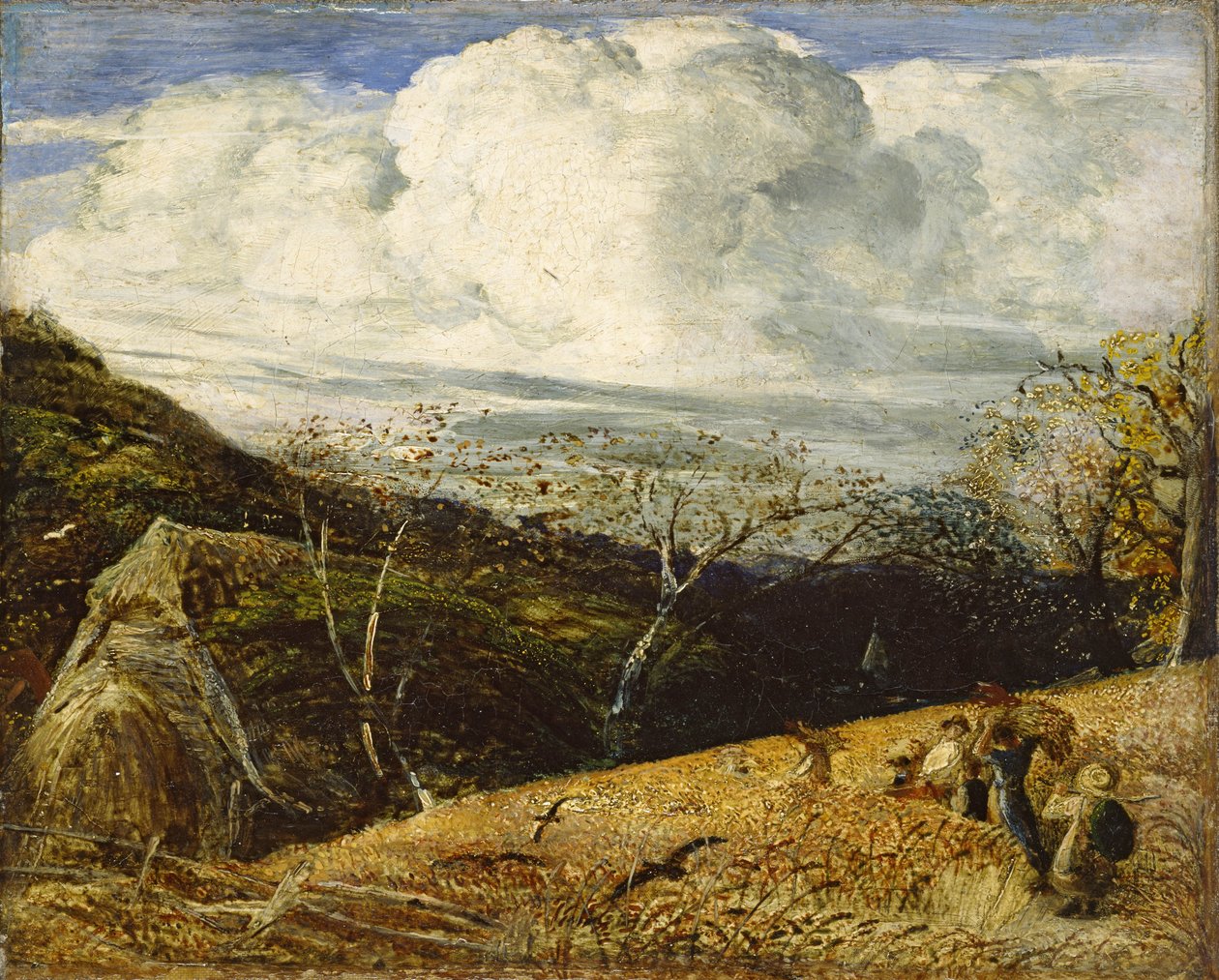 De Witte Wolk, c.1833-34 door Samuel Palmer