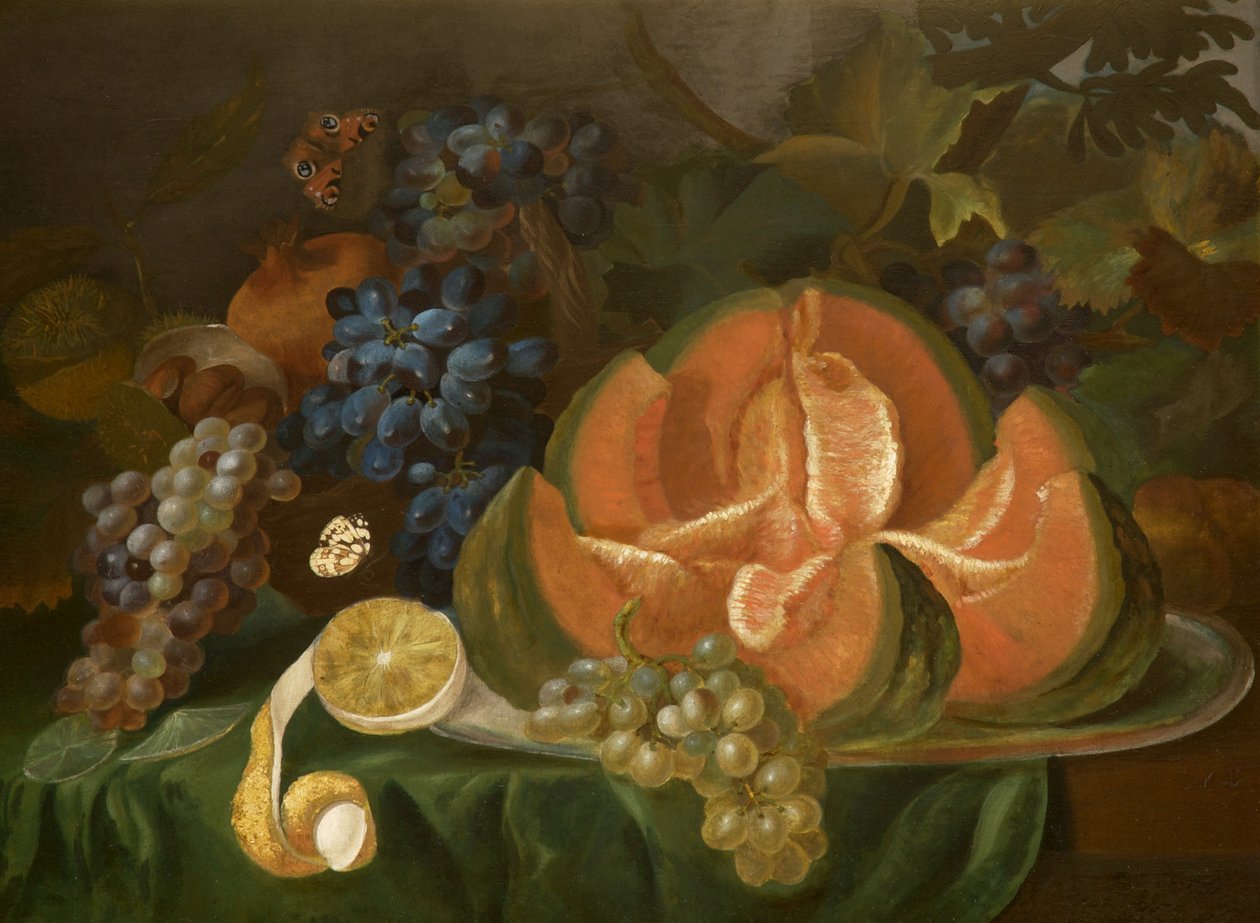 Stilleven van Fruit, 1824 door Samuel Parkin