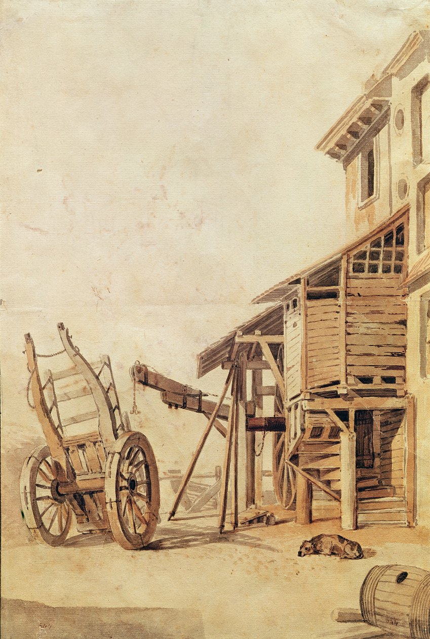 East India Docks door Samuel Scott