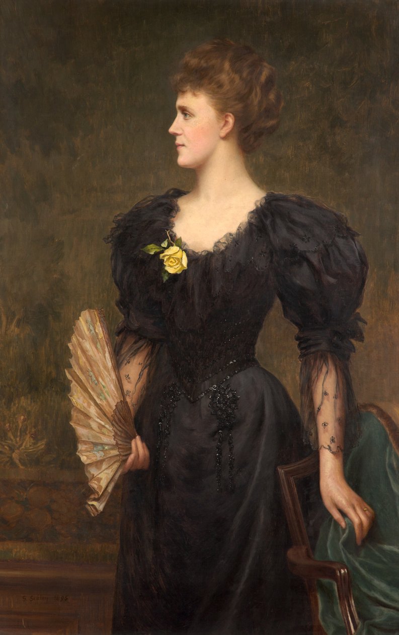 Portret van mevrouw Gillingham Smith, 1895 door Samuel Sidley
