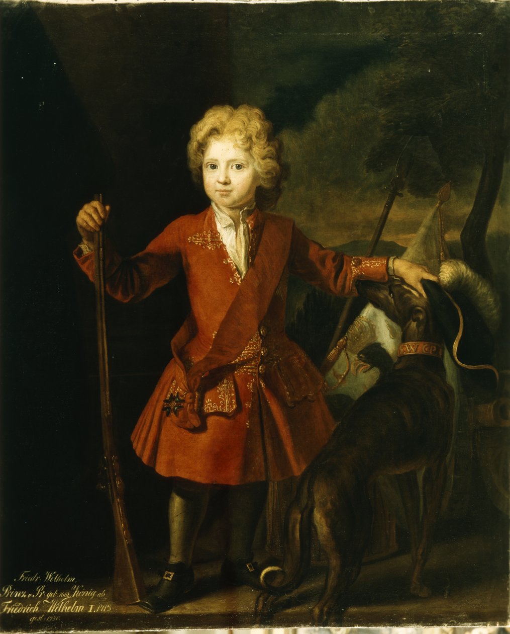 Kroonprins Frederik Willem I door Samuel Theodor Gericke