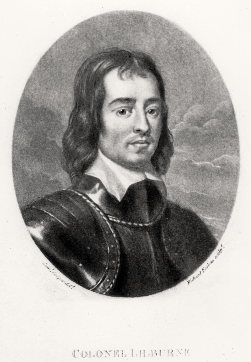 Kolonel Robert Lilburne (1613-65) illustratie uit Portretten van Karakters Illustere in de Britse Geschiedenis, gegraveerd door Robert Dunkarton door Samuel after Cooper