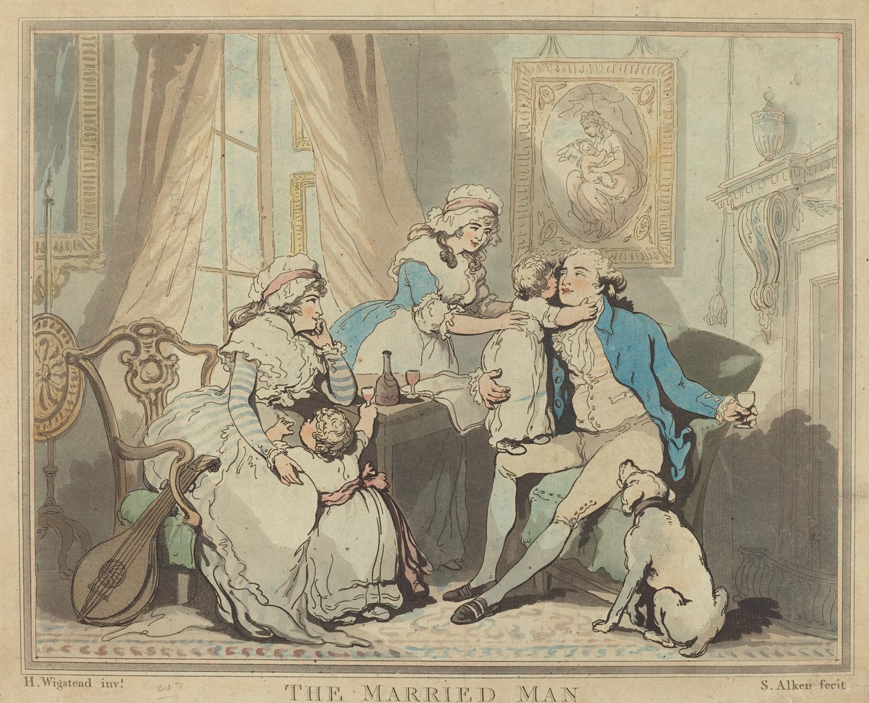 De Getrouwde Man door Samuel Alken after H. Wigstead