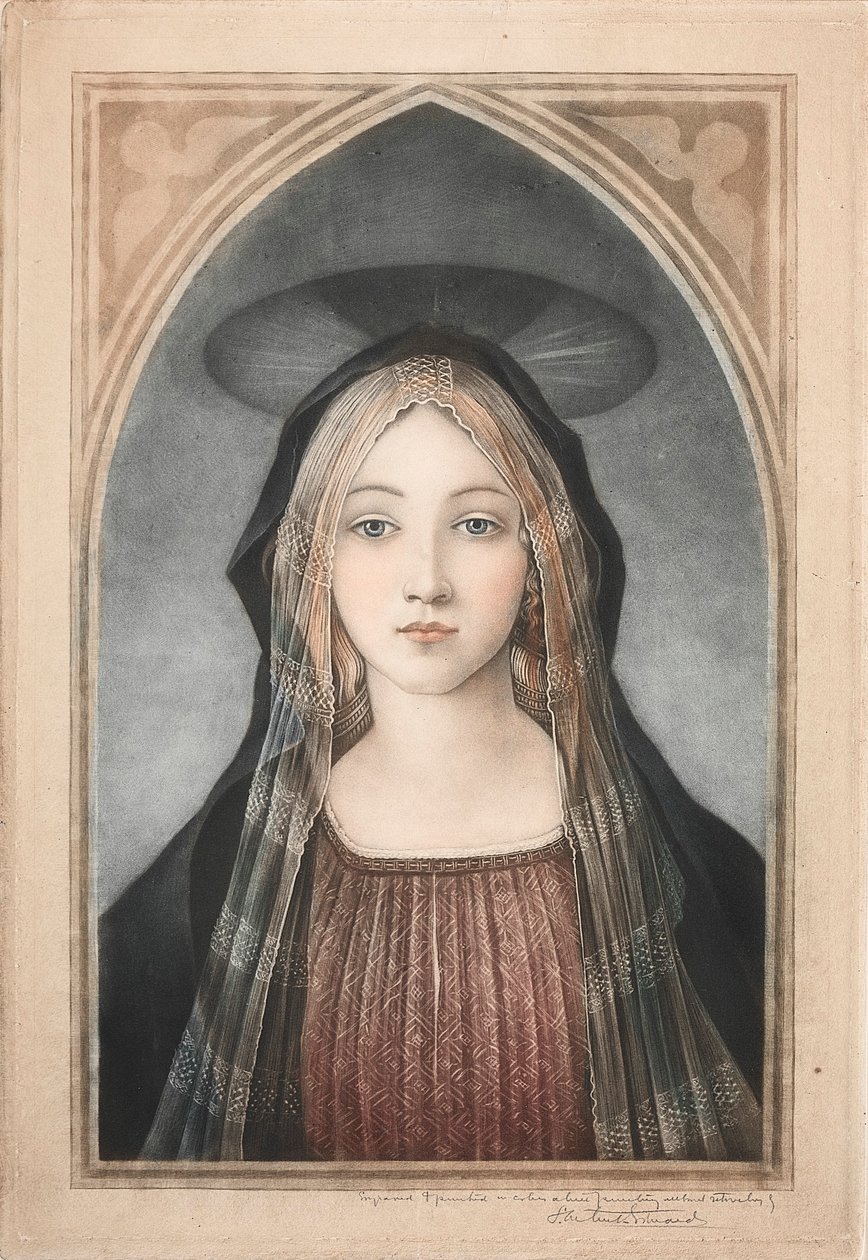 Madonna, 19e-20e eeuw door Samuel Arlent Edwards
