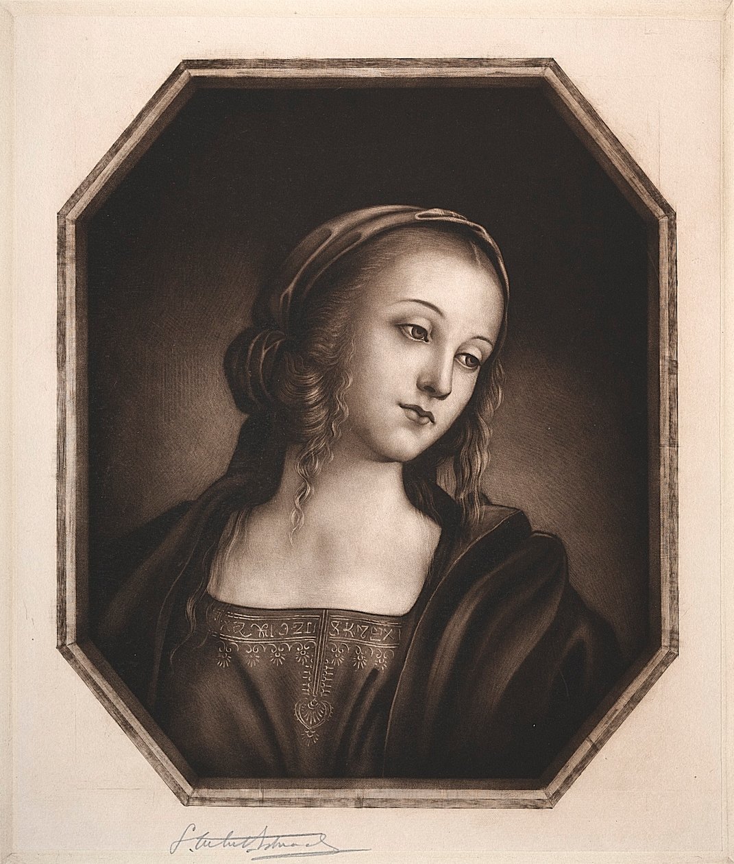 Madonna, 19e-20e eeuw door Samuel Arlent Edwards
