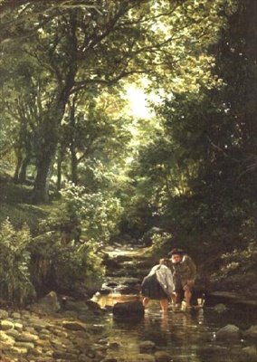 Kinderen in de Stroom door Samuel Bough
