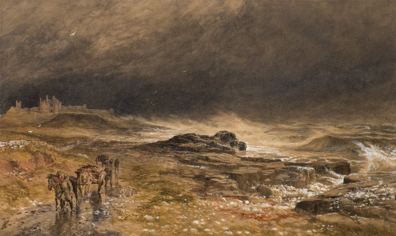 Tantallon Kasteel door Samuel Bough