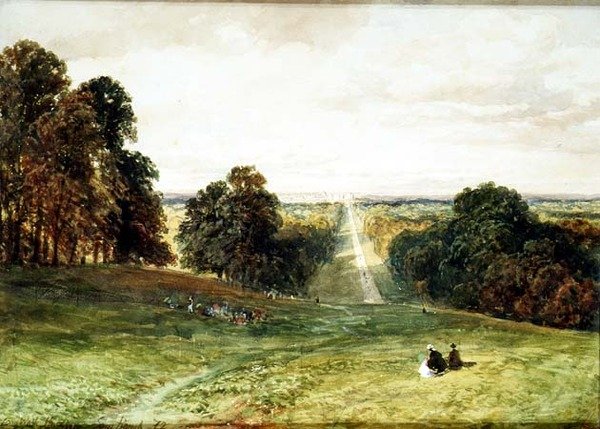 De Lange Wandeling, Windsor door Samuel Bough