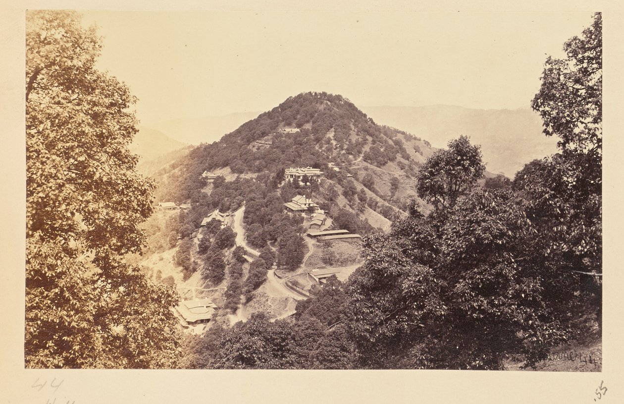 Simla; Elysium Hill door Samuel Bourne