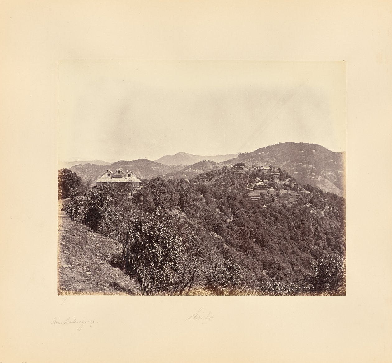 Simla; Van Boileaugange door Samuel Bourne