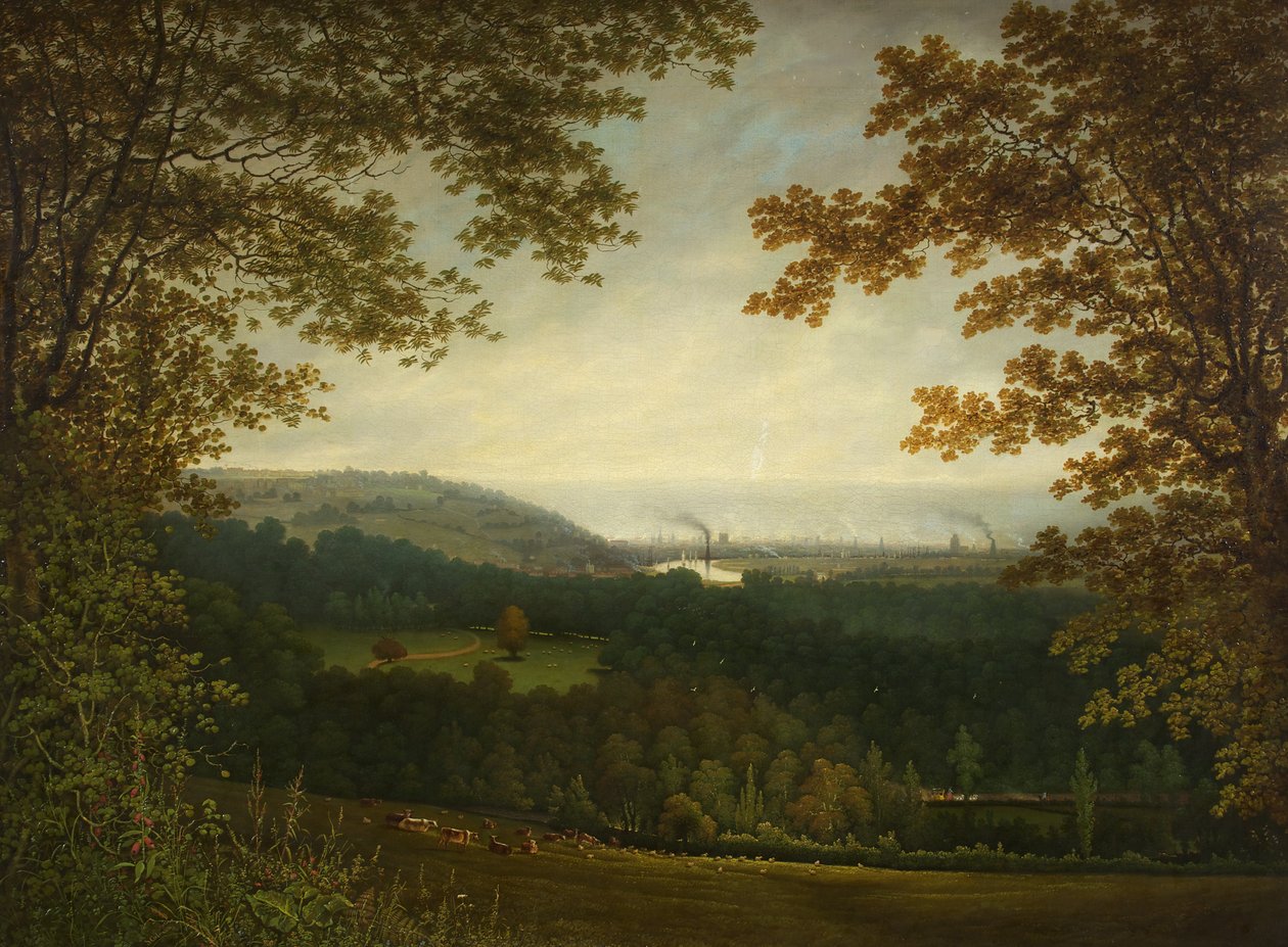 Een Uitzicht op Bristol vanuit Ashton Park door Samuel Colman