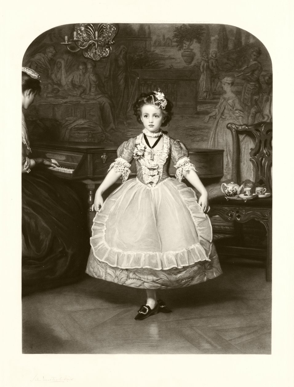 Het menuet door Samuel Cousins
