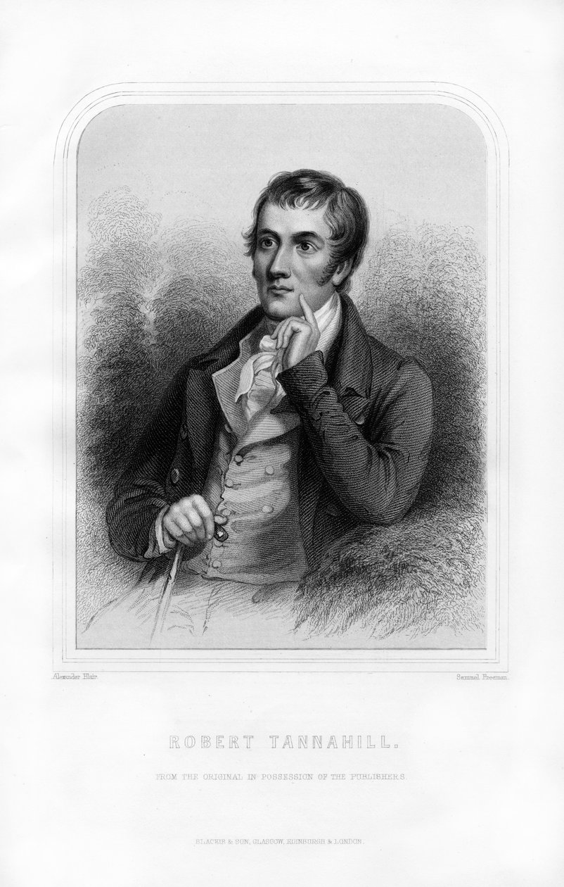 Robert Tannahill, Schotse dichter door Samuel Freeman