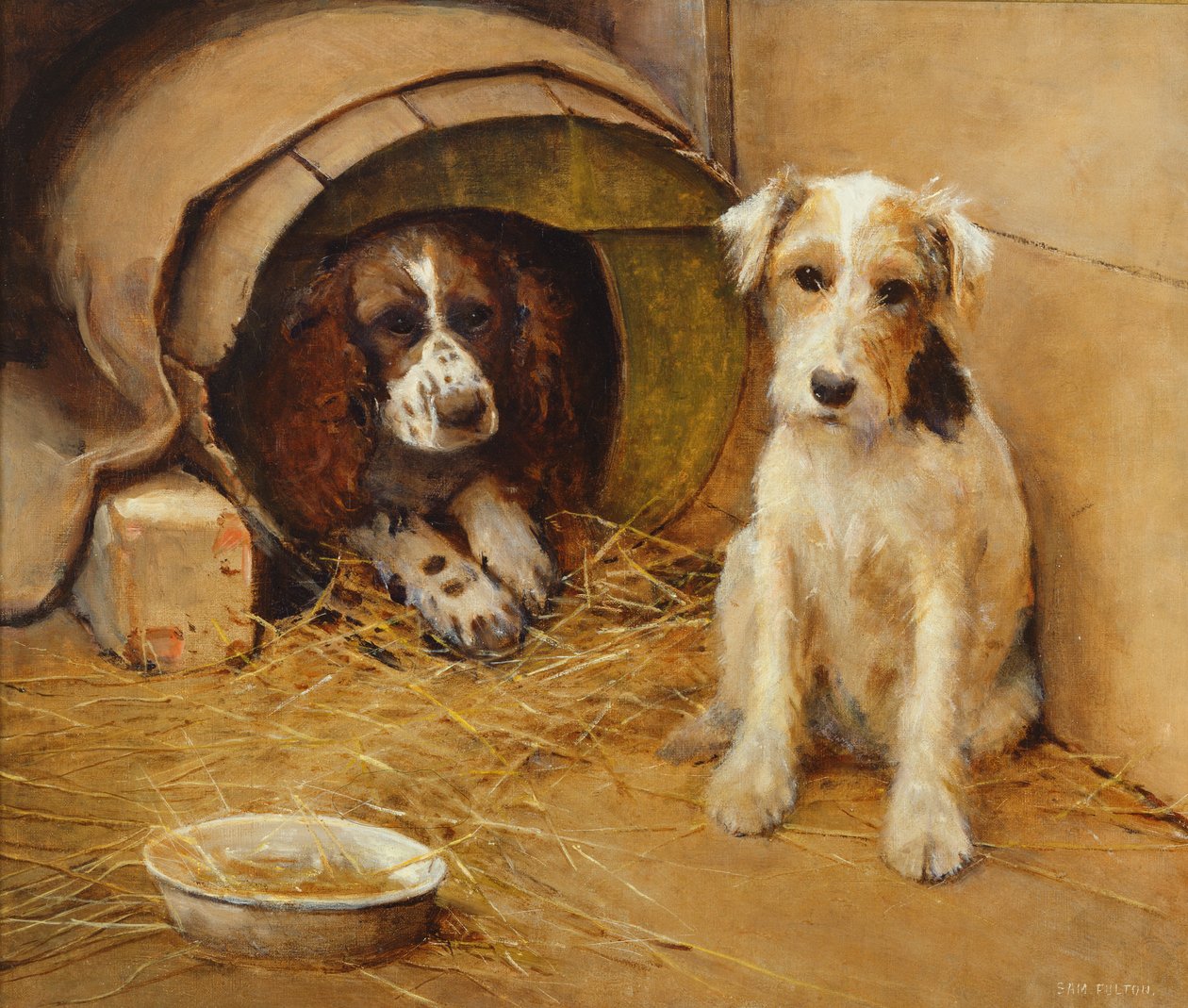 In het Hondenhok door Samuel Fulton