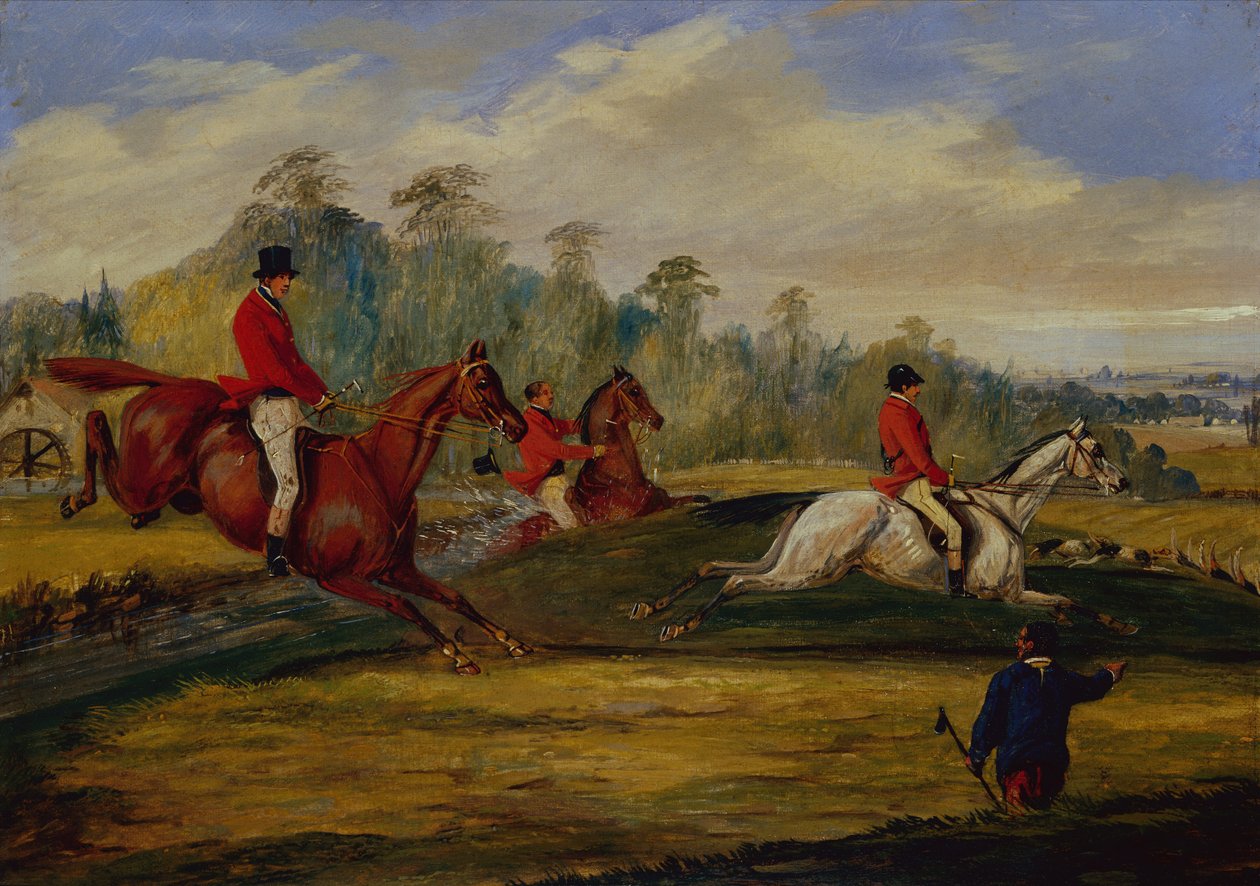 Jachtscène door Samuel Henry Alken