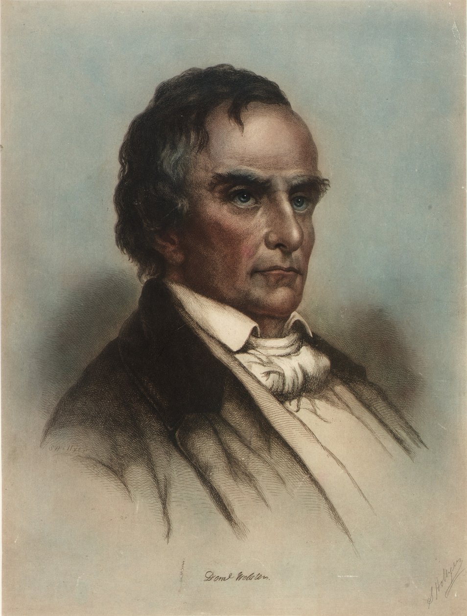 Daniel Webster door Samuel Hollyer