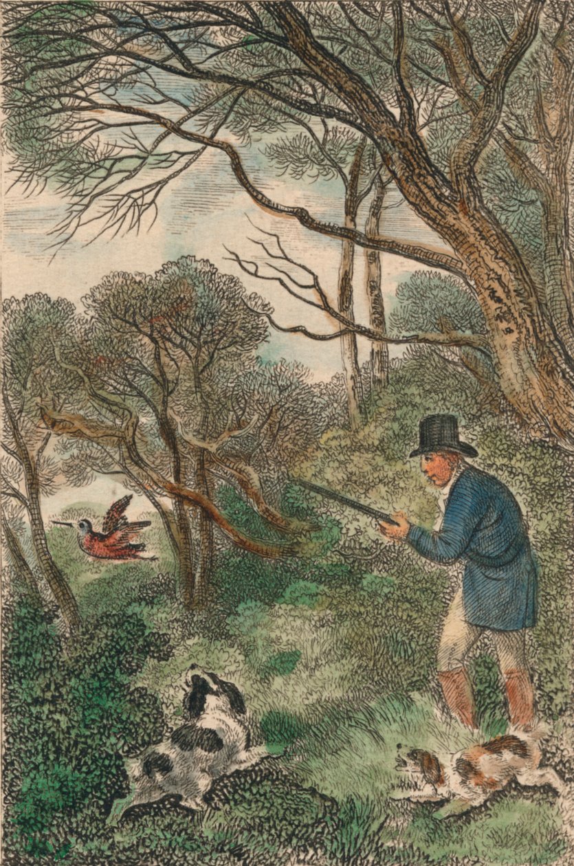 Houtsnip jacht, 1819 door Samuel Howitt