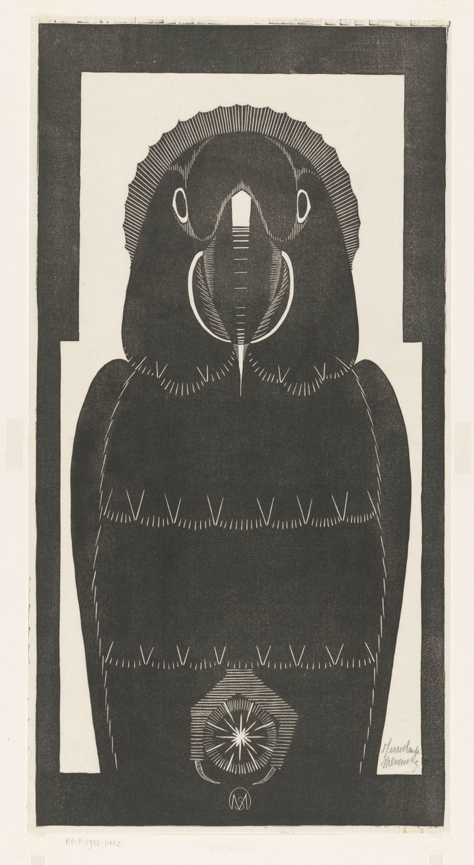 Ara door Samuel Jessurun de Mesquita (signed by artist)