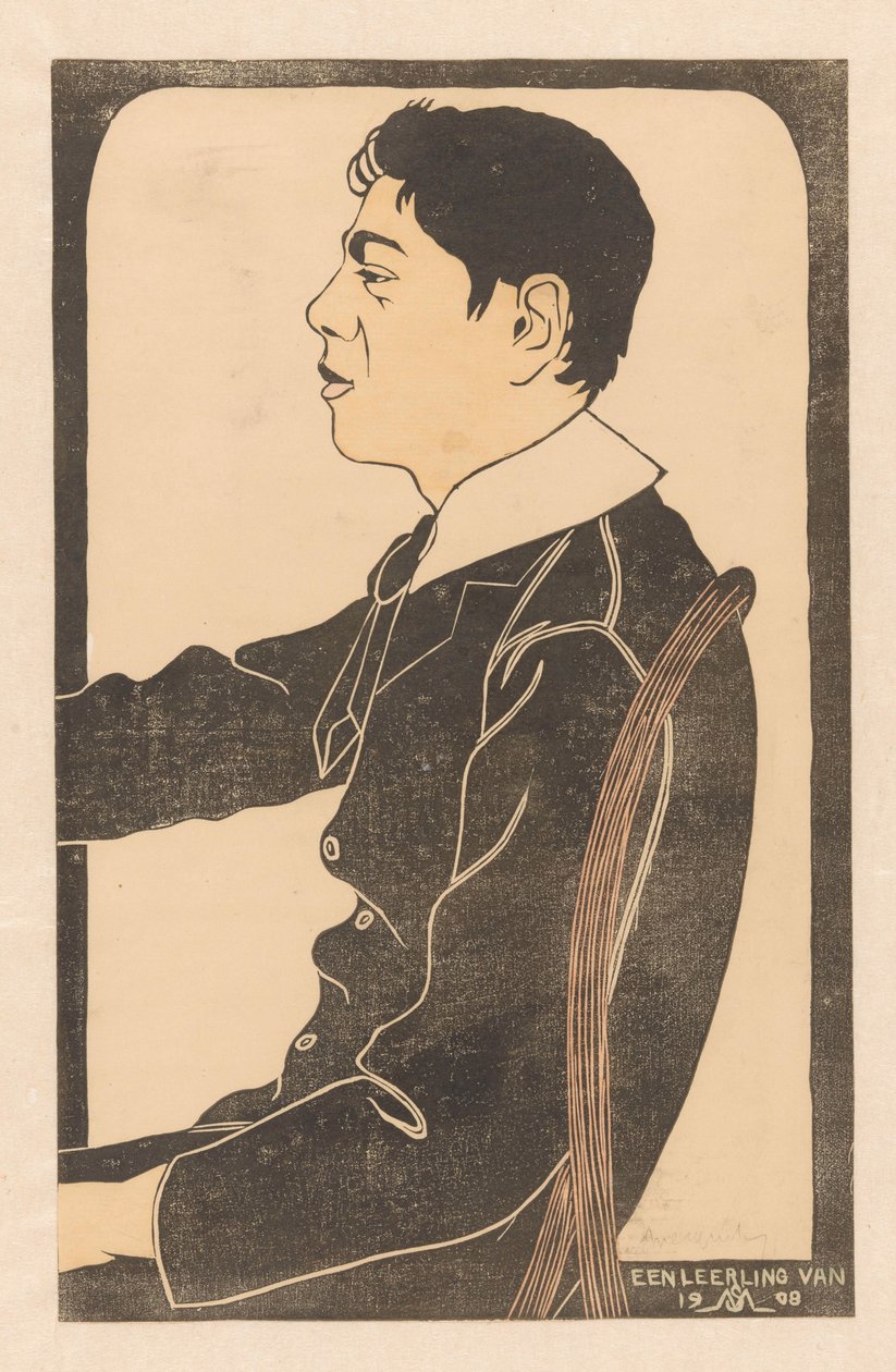 Een leerling van 1908 door Samuel Jessurun de Mesquita