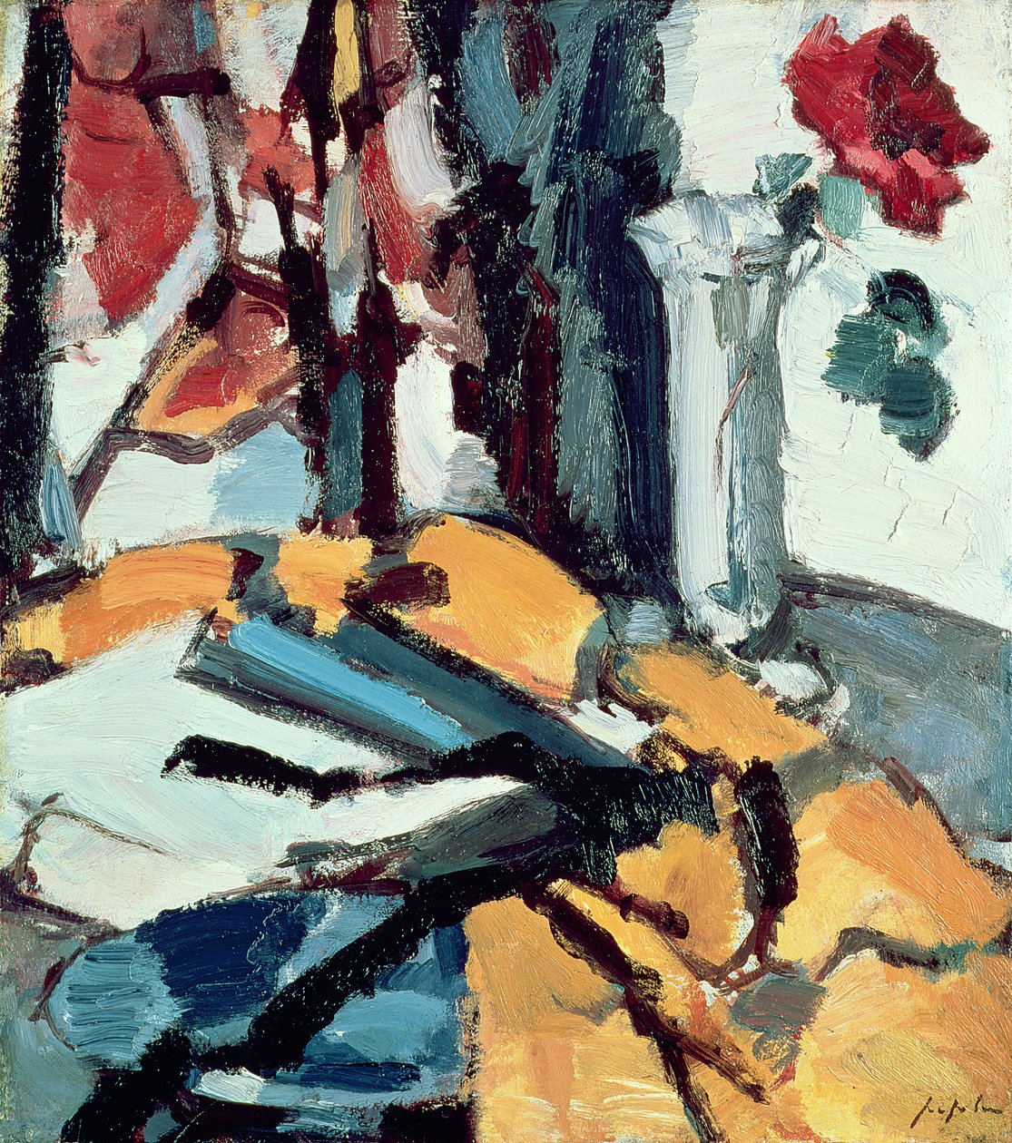 Rode Roos door Samuel John Peploe