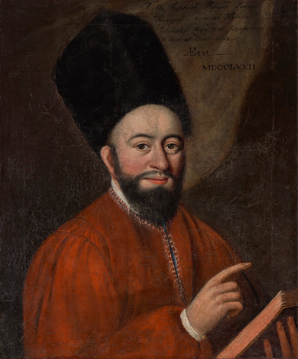 Rabbi Raphael Haijm Isaac Karigal (1733) door Samuel King