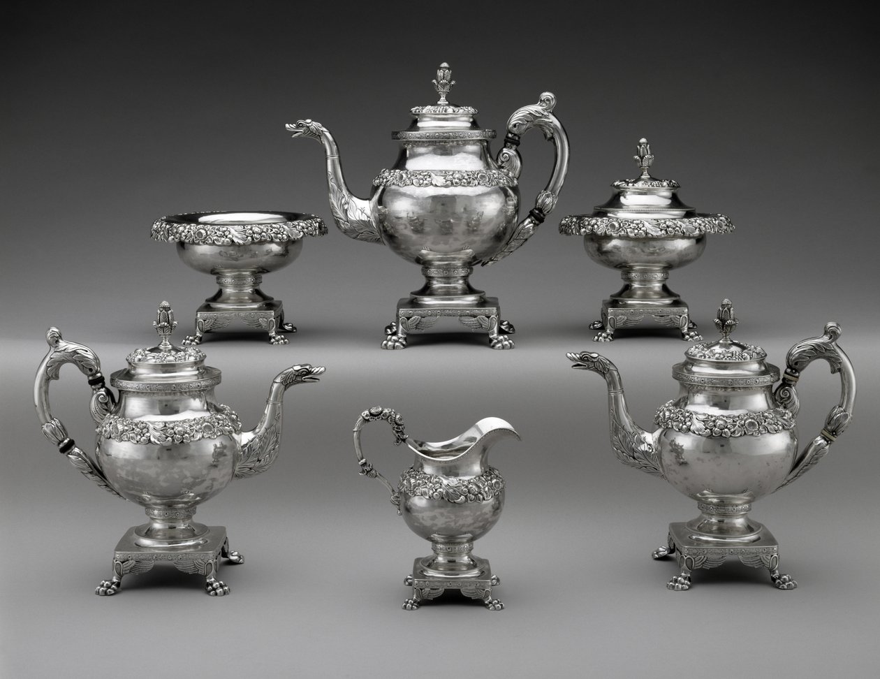 Thee- en Koffieservies, ca. 1824-1829 door Samuel Kirk