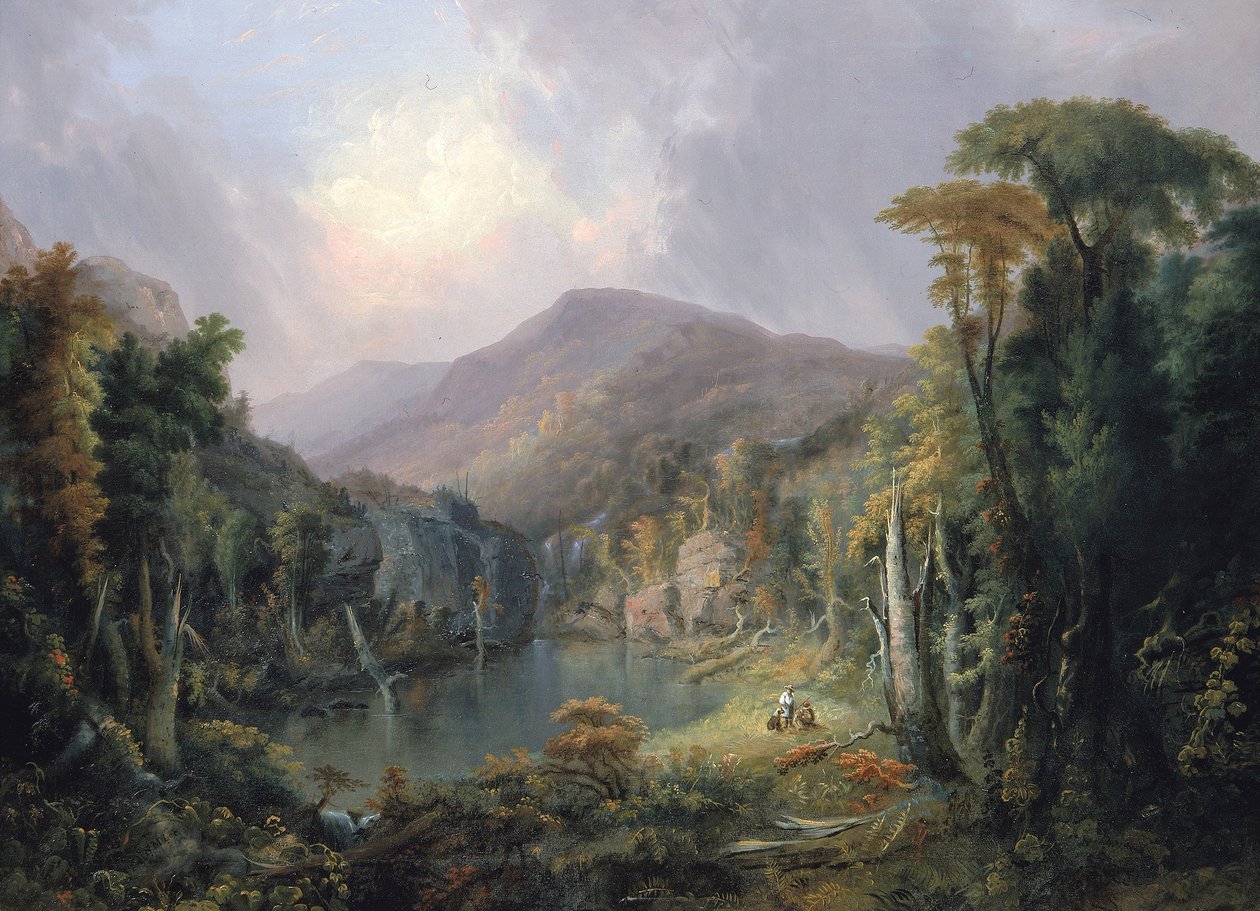 Jagers in de bergen van Cumberland door Samuel M. Lee