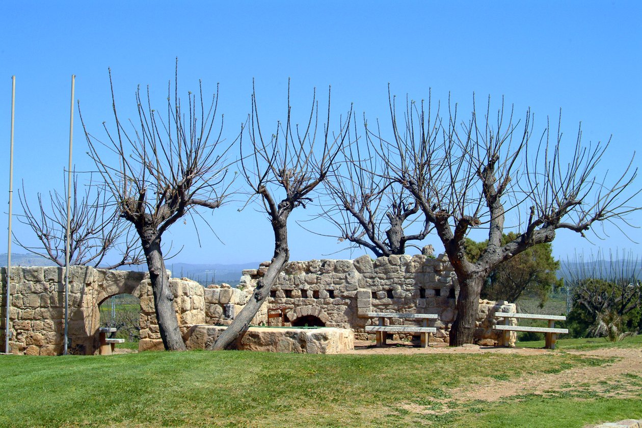 Achziv, Israël door Samuel Magal