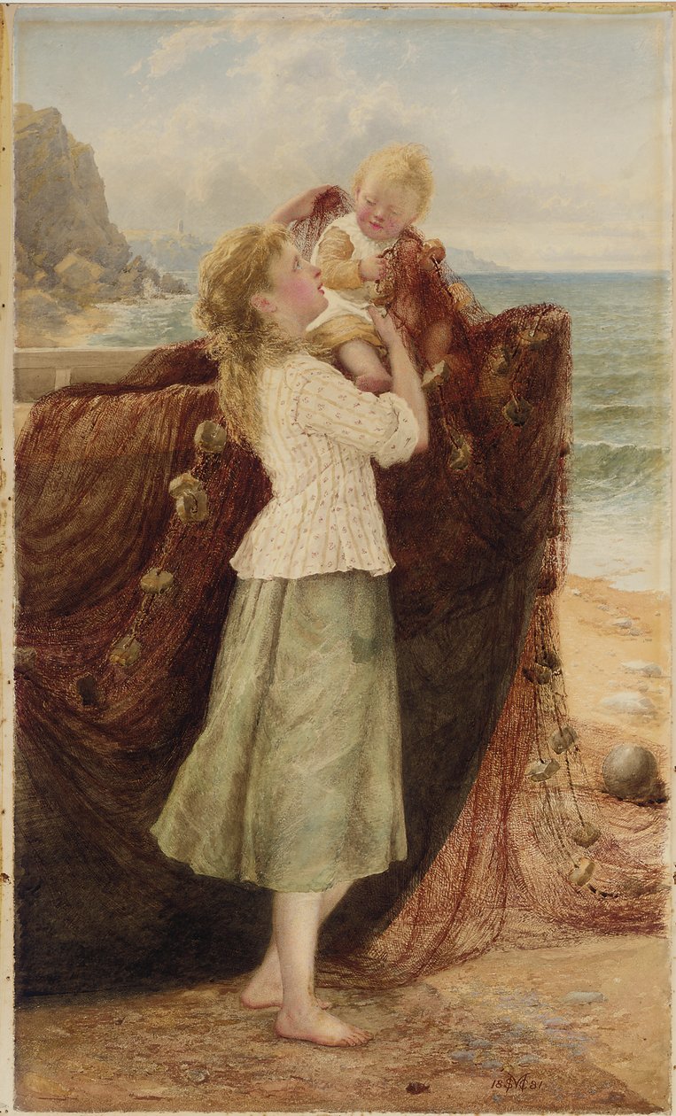 Kinderen van een Visser, 1881 door Samuel McCloy