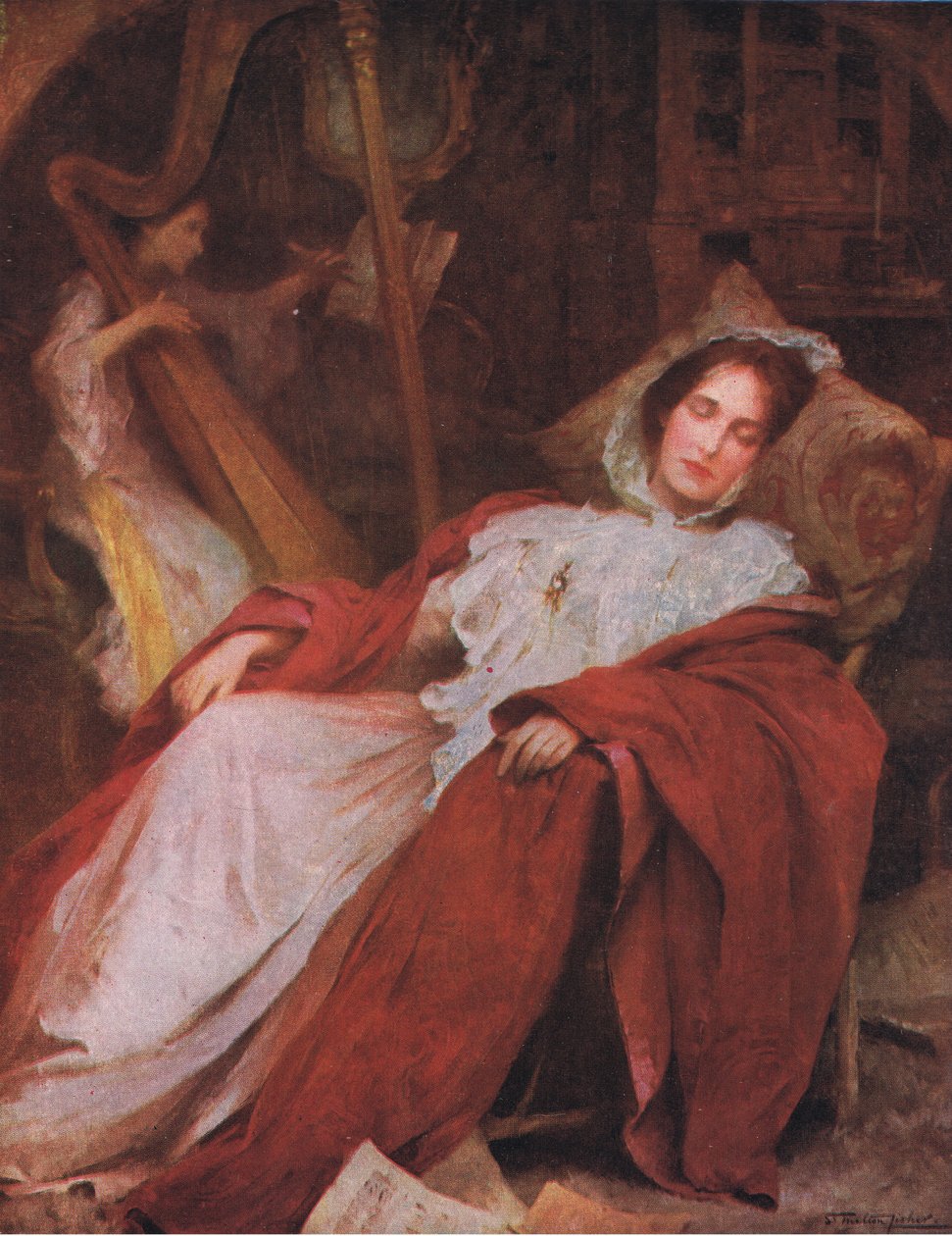Dromen, Bibbys Jaarboek door Samuel Melton (after) Fisher