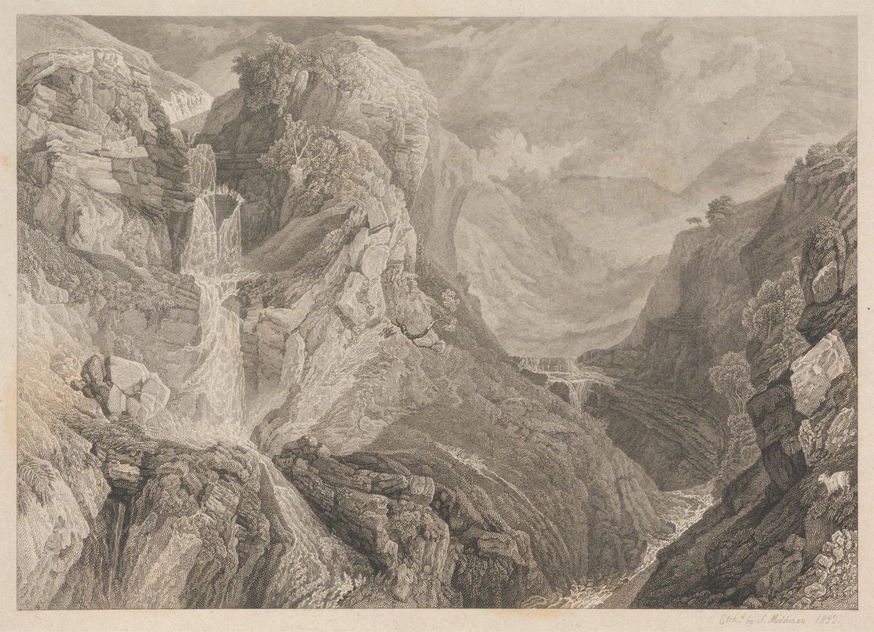 Moss Dale Waterval door Samuel Middiman