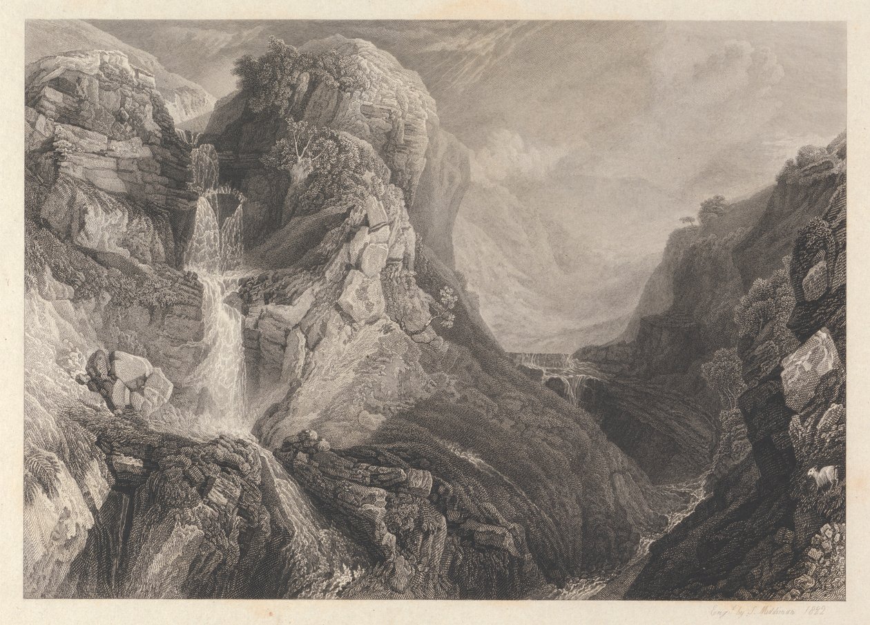 Moss Dale Waterval door Samuel Middiman