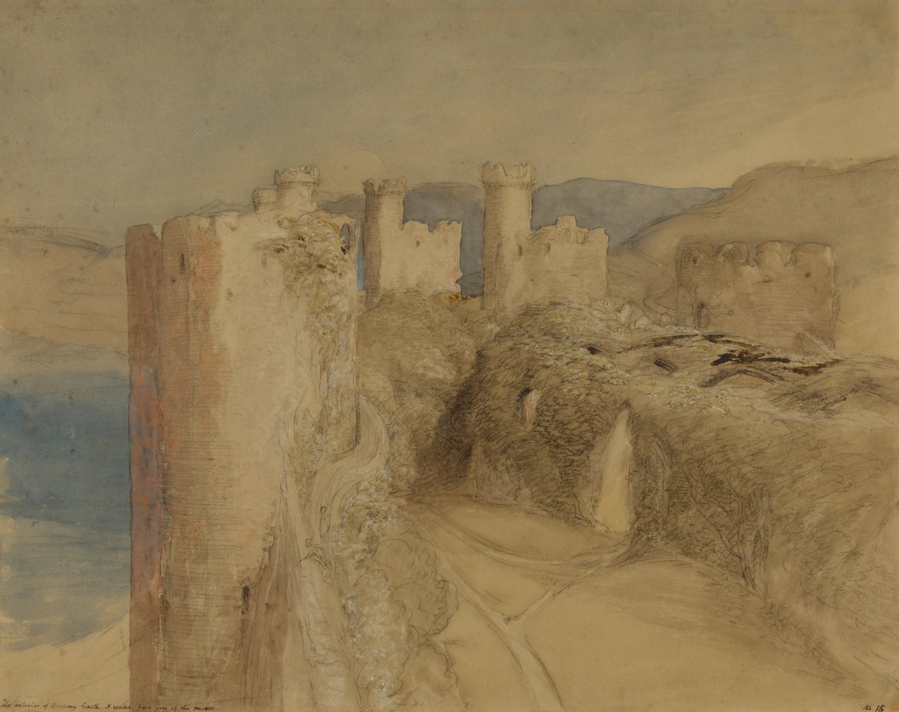 Conway Castle door Samuel Palmer