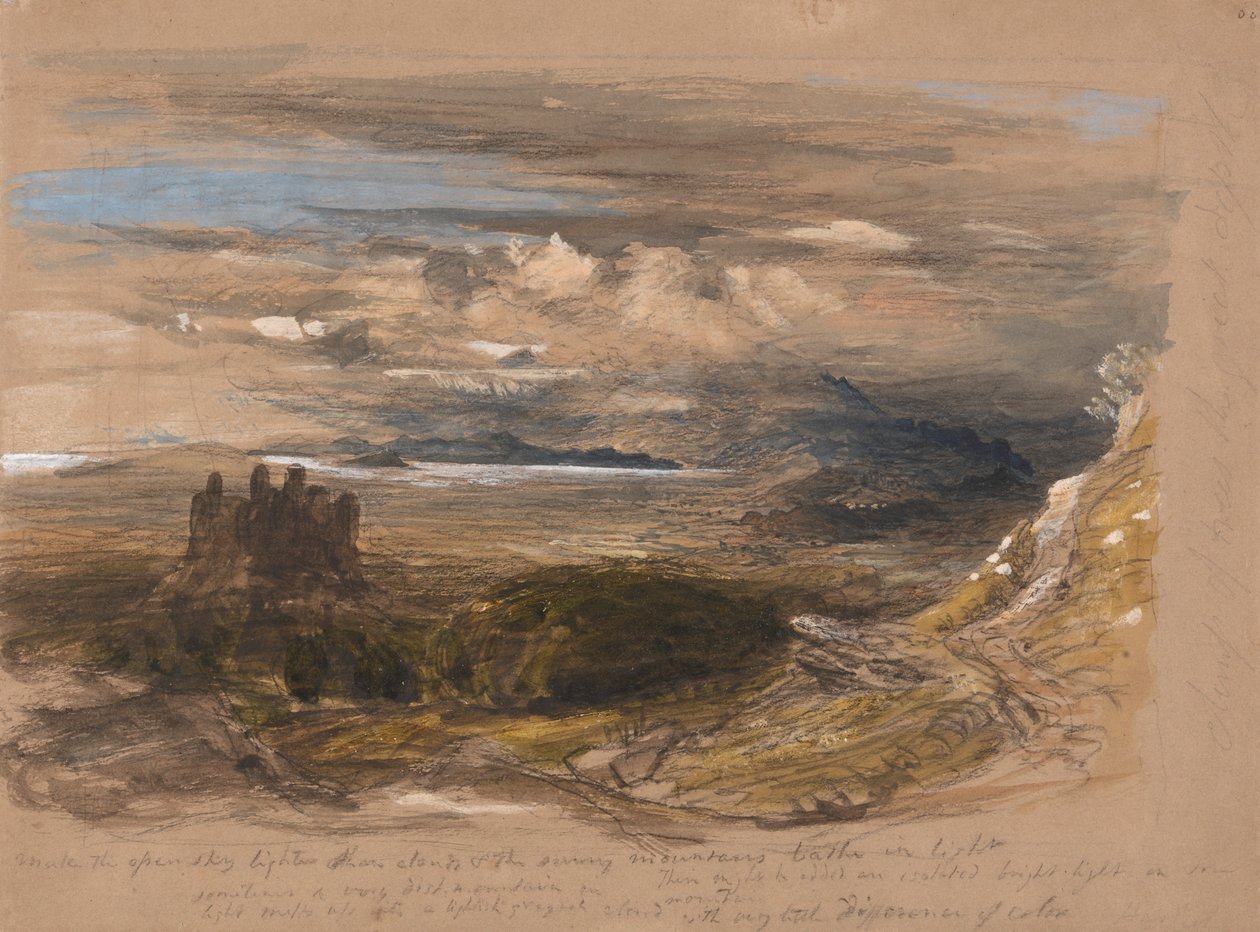 Harlech Castle door Samuel Palmer