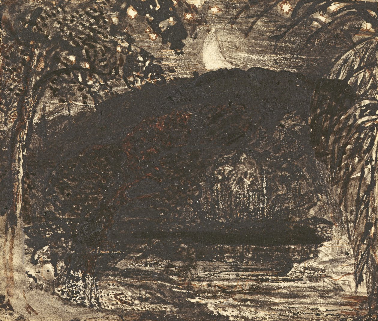 Maanopkomst door Samuel Palmer