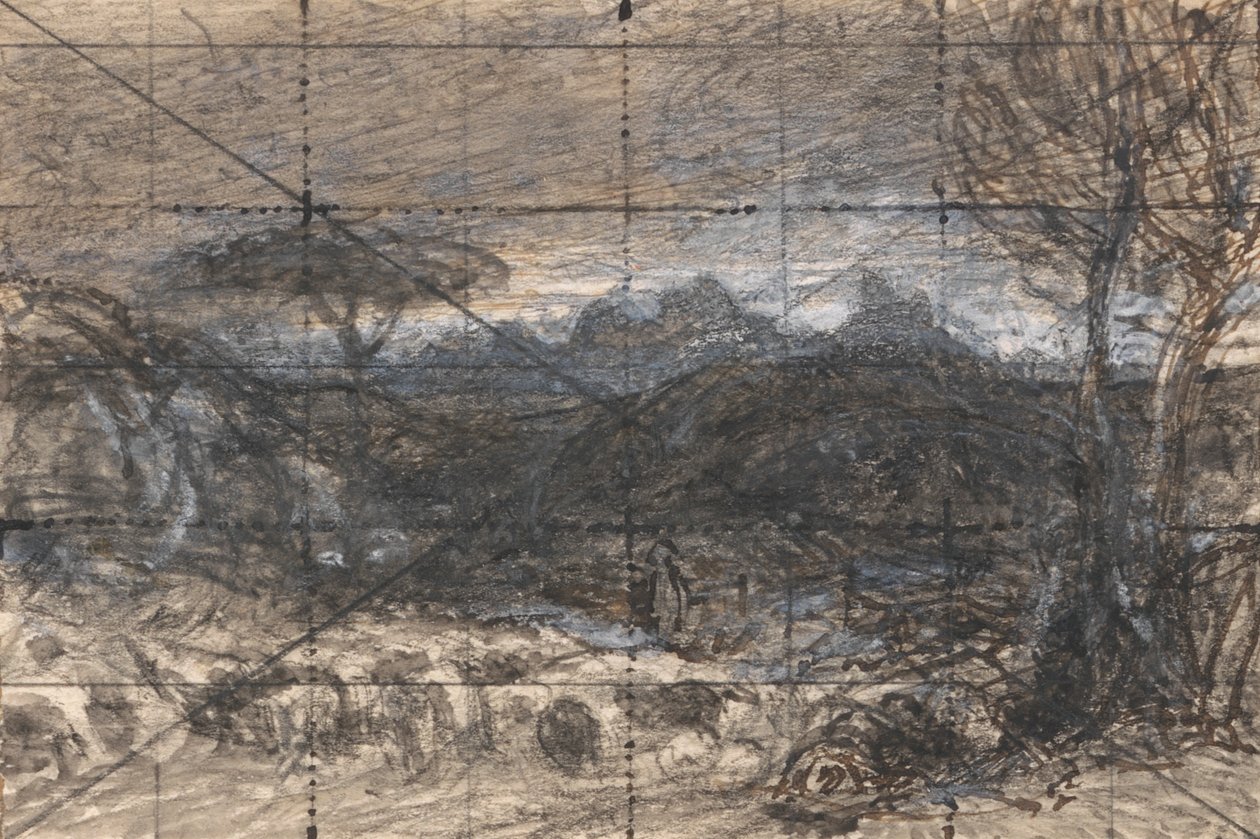 Het Veld Openen: Vroege Ochtend door Samuel Palmer