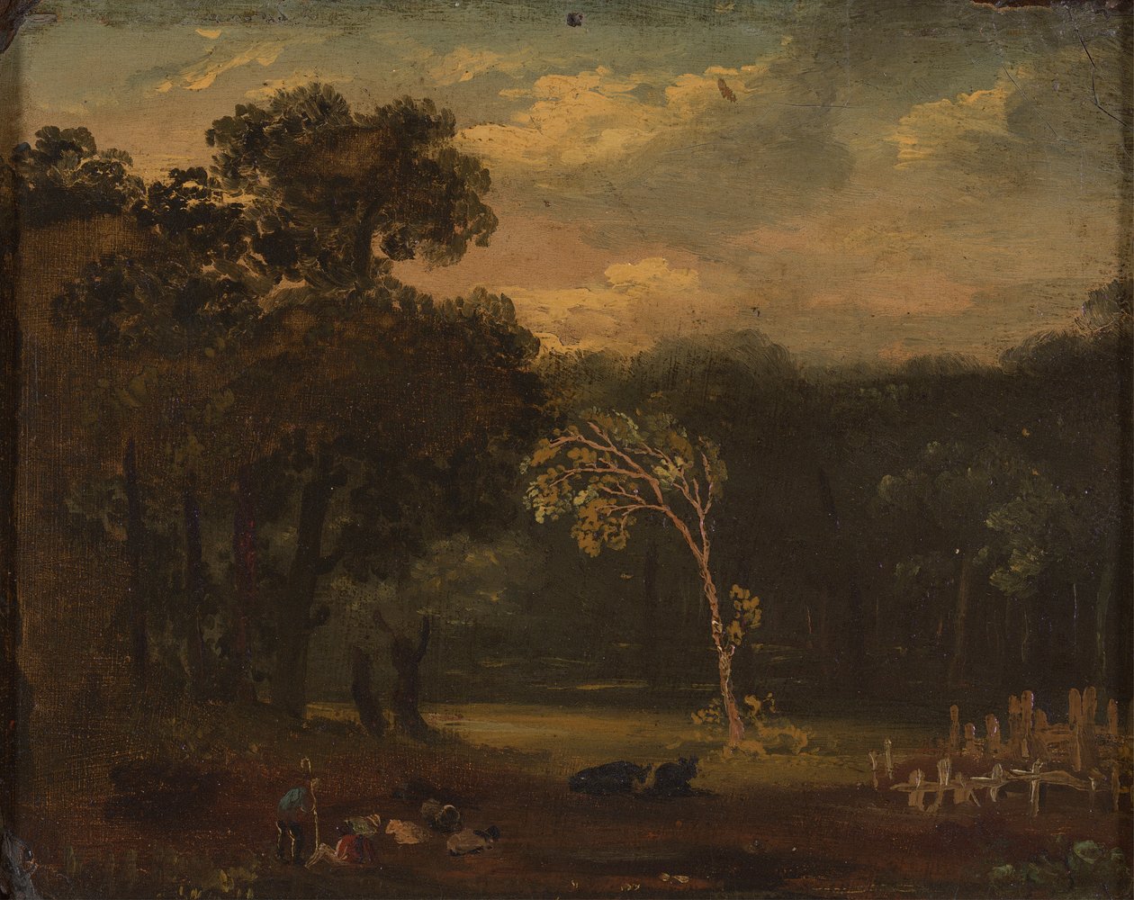 Schets uit de Natuur in Sion Park door Samuel Palmer