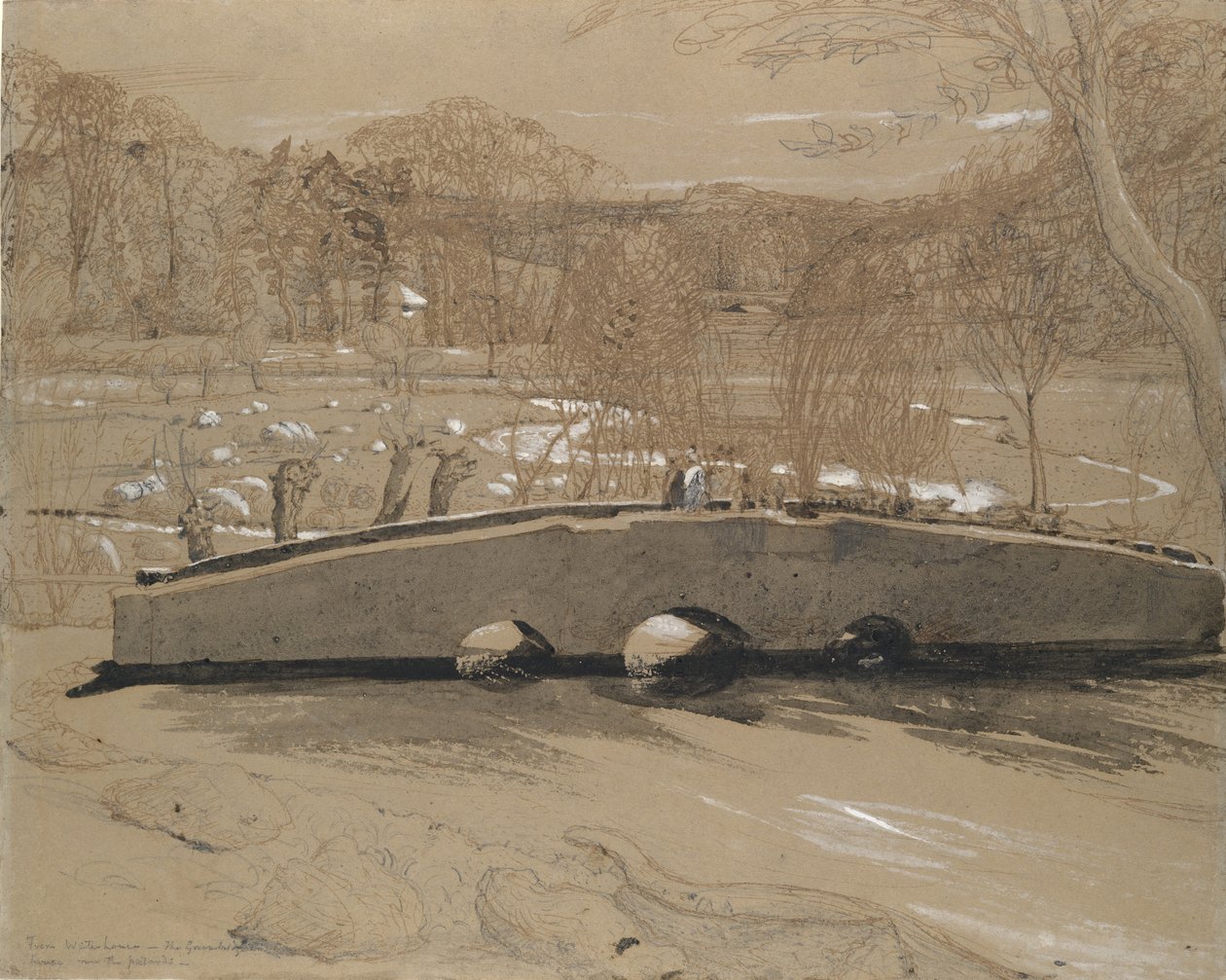 De Brug bij Shoreham door Samuel Palmer