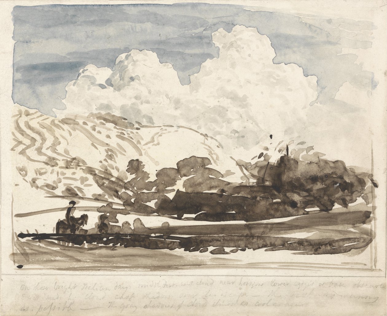 De Heldere Wolk door Samuel Palmer