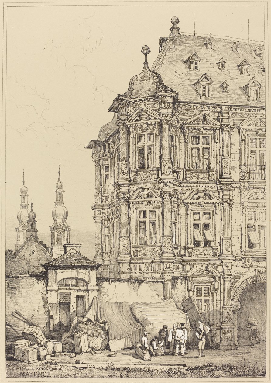 Kasteel van Martinsbourg, Mainz door Samuel Prout