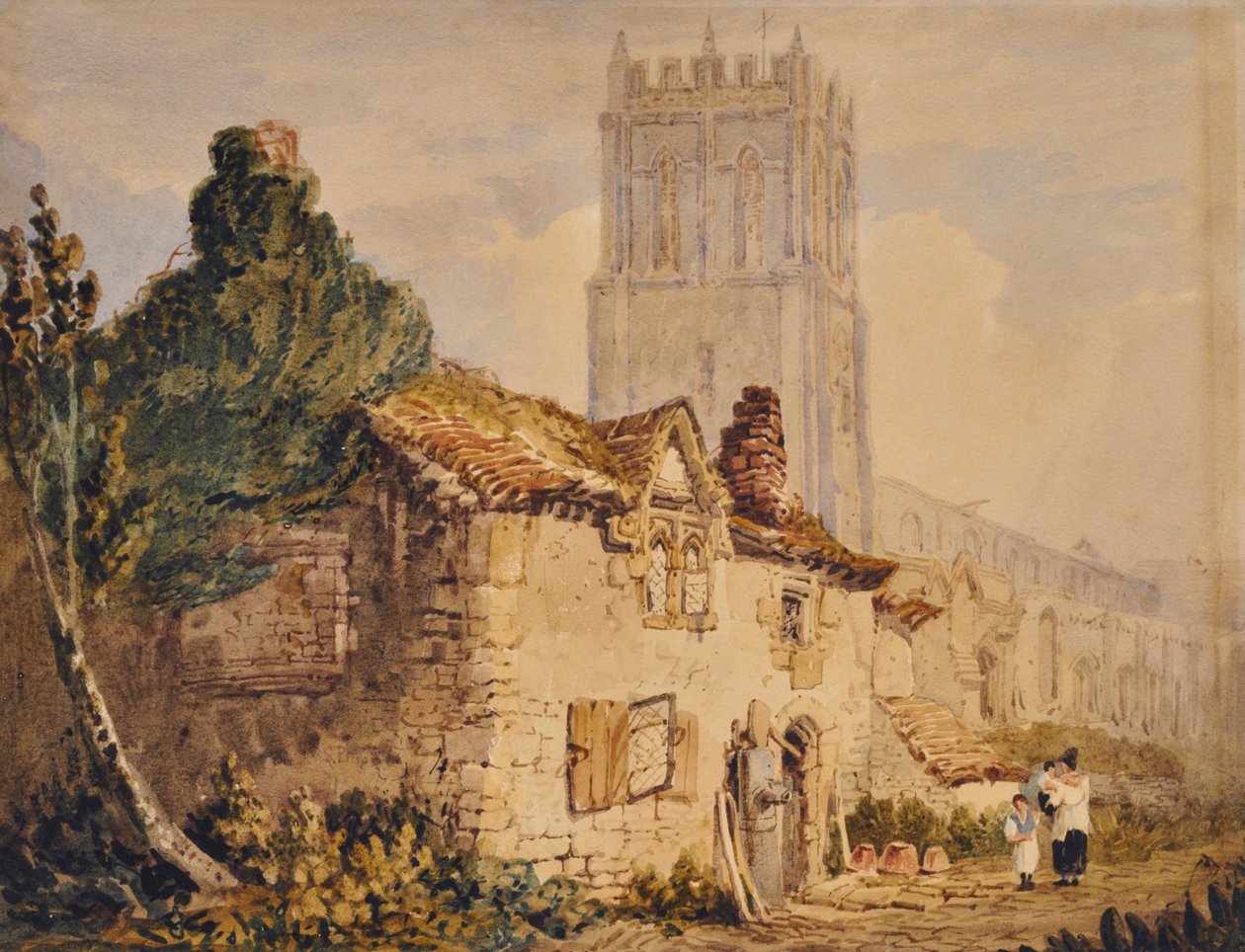 Denmark Hill door Samuel Prout