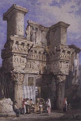 Forum van Nerva, Rome door Samuel Prout