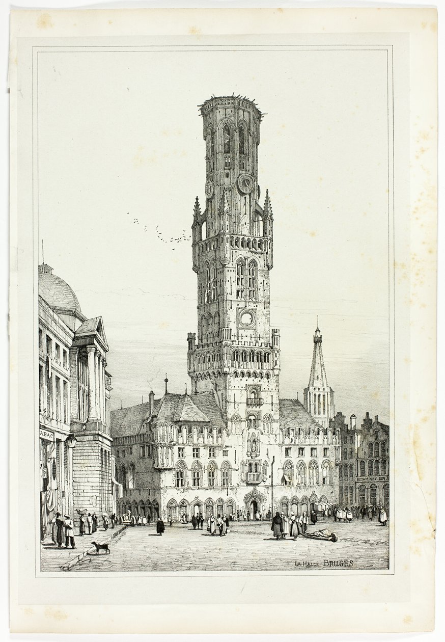 De Halle, Brugge door Samuel Prout