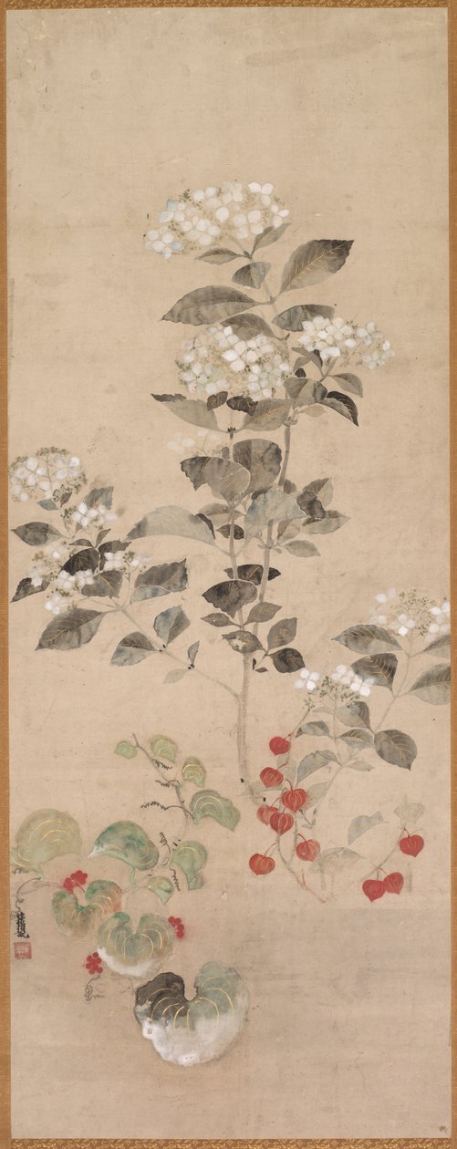 Zomerbloemen door Samuel Prout