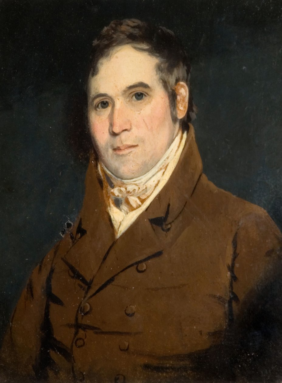 Zelfportret door Samuel Raven, 1816 door Samuel Raven
