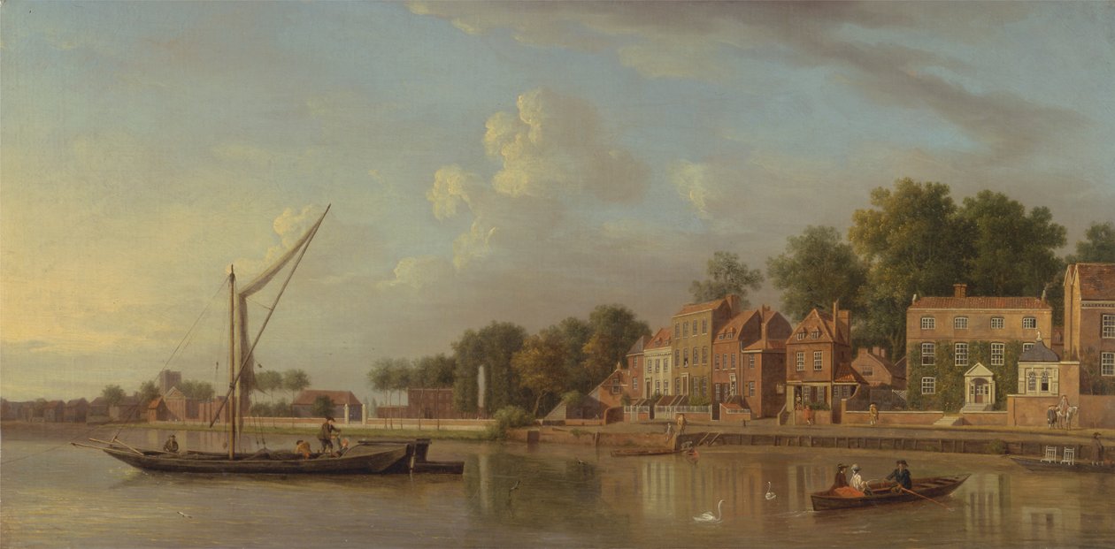 De Theems bij Twickenham door Samuel Scott