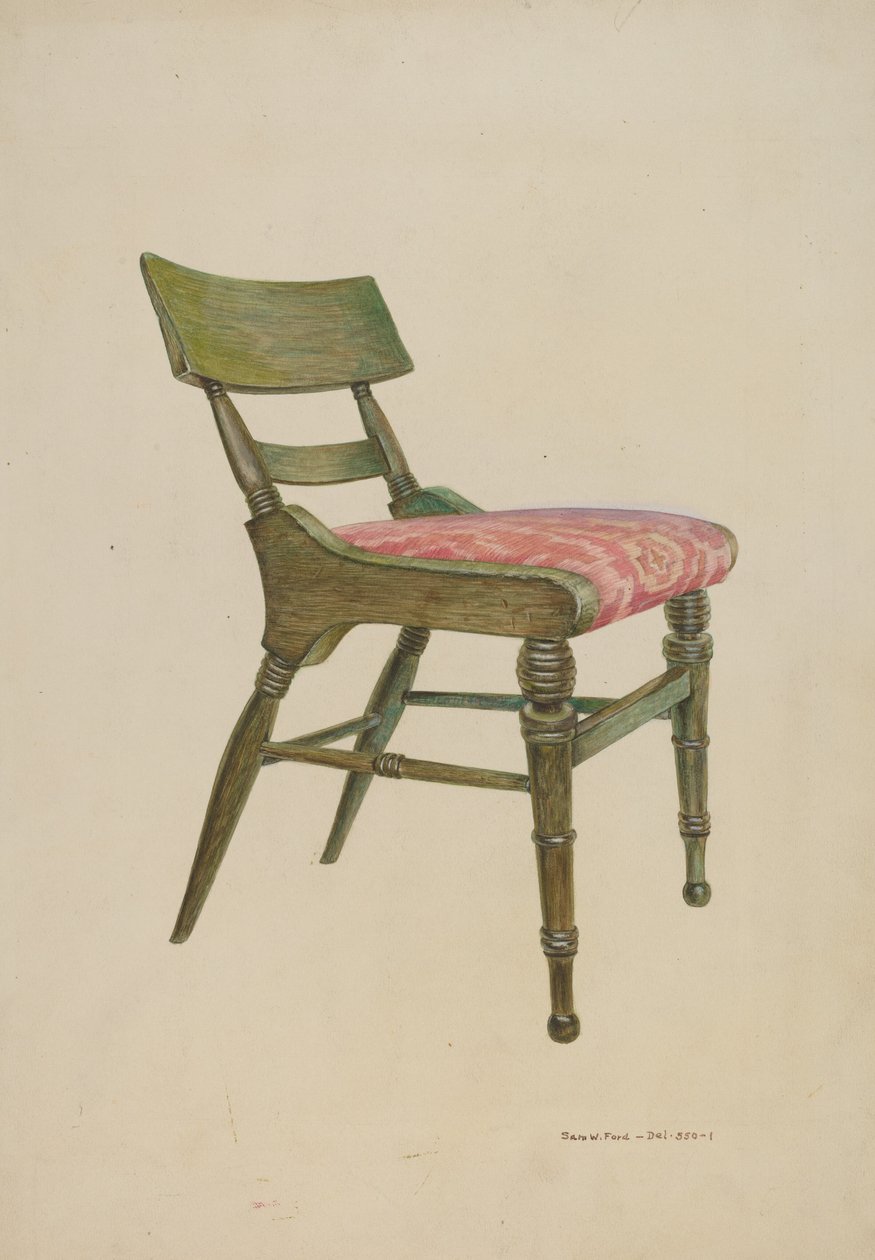 Samuel Chase-stoel door Samuel W. Ford