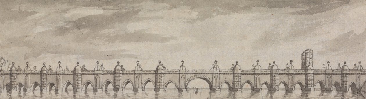 Londen Brug door Samuel Wale