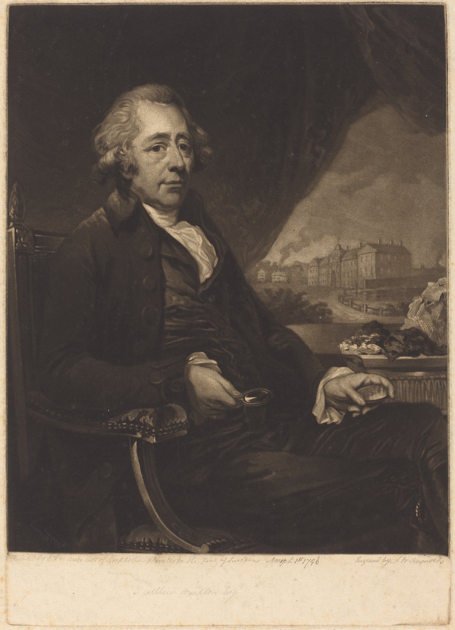Matthew Boulton, F.R.S. door Samuel William Reynolds I